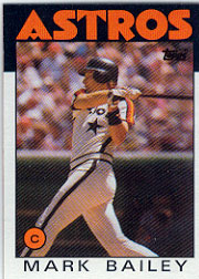 1986 Topps Baseball Cards      432     Mark Bailey